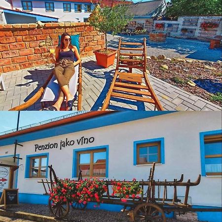 Penzion jako víno Bulhary Exteriér fotografie